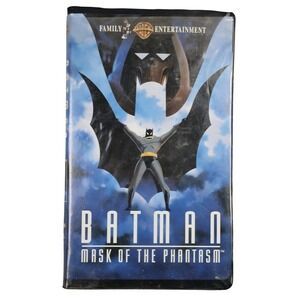 Vintage Batman Mask Of The Phantasm VHS Tape Warner Bros Family Animated Movie